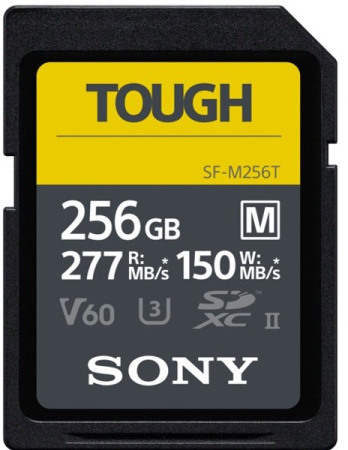 Карта пам'яті Sony SDXC 256GB C10 UHS-II U3 V60 R277/W150MB/s Tough - фото 1