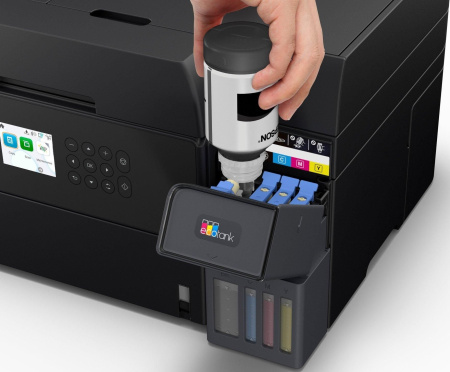 БФП ink color A4 Epson EcoTank L6370 35_23 ppm DADF Duplex USB Ethernet Wi-Fi 4 inks Black Pigment - фото 5
