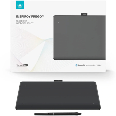 Графічний планшет Huion 10.5"x6.25" Inspiroy Frego M, BT, USB-C, чорний - фото 5