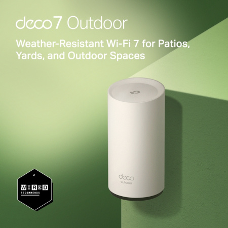 Система WiFi-Mesh TP-LINK Deco BE25 BE5000, 2x2.5GE LANWAN, 1мод, зовнішня - фото 3 Система WiFi-Mesh TP-LINK Deco BE25 BE5000, 2x2.5GE LANWAN, 1мод, зовнішня - фото 3