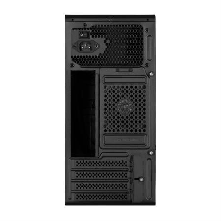Корпус 2E Credo V200B без БЖ, 2xUSB3.0, 1x80мм, VGA 250мм, mATX, чорний - фото 3