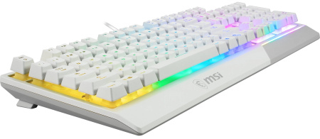 Геймерська клавіатура MSI Vigor GK30 WHITE UA, білий - фото 6