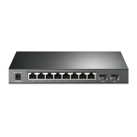Комутатор TP-LINK SG2210P 8xGE (8xPoE), 2xSFP, 61Вт, WebSmart - фото 1