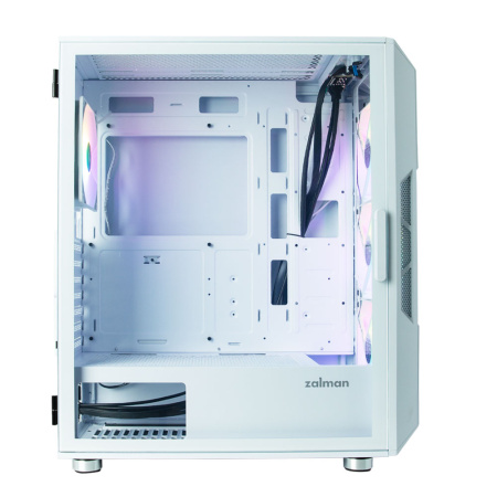 Корпус Zalman I3 Neo без БЖ, 1xUSB3.0, 2xUSB2.0, 4x120мм RGB, VGA 355мм, LCS ready, TG Side Panel, ATX, білий - фото 4 Корпус Zalman I3 Neo без БЖ, 1xUSB3.0, 2xUSB2.0, 4x120мм RGB, VGA 355мм, LCS ready, TG Side Panel, ATX, білий - фото 4