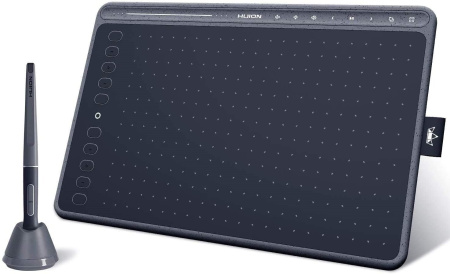 Графічний планшет Huion 10"x6.35" HS611, USB-C, сірий - фото 4
