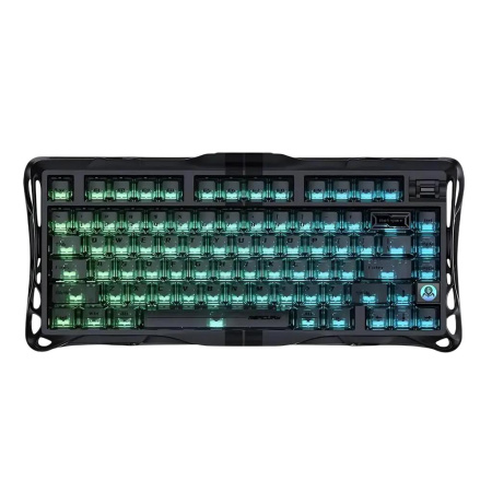 Клавіатура магнітна GravaStar Mercury V75 80keys, Magnetic Jade Pro, 8K, USB-A, RGB, Stealth Black - фото 1