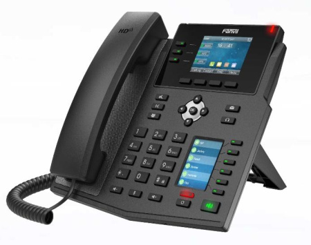 Fanvil Телефон IP X4U 2xGE LAN, 1xUSB-A, SIP, VPN, PoE, 2.8" кольоровий екран - фото 1