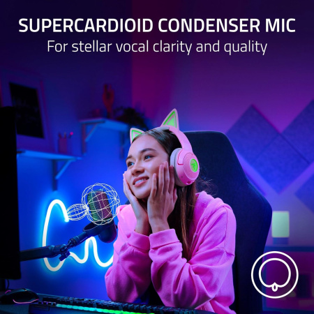 Razer Мікрофон геймінговий Seiren V3 Chroma, Uni, RGB, USB-A, 2м, чорний - фото 8