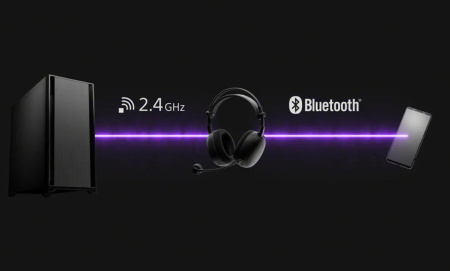 Гарнітура ігрова Over-ear Sony INZONE H9 II BT 5.3, ANC, SBC, AAC, LC3, Wireless, Mic,  Чорний - фото 3