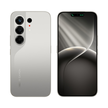 Смартфон TECNO Camon 50 (CN5) 6.78" 8/256ГБ, 2SIM, 6500мА•год, Nebula Titanium - фото 9