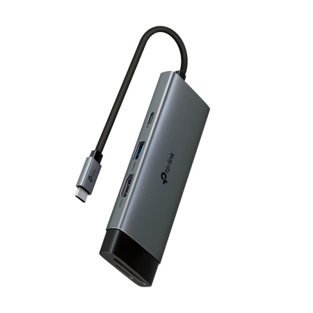 Хаб USB TP-LINK UH7021C USB-C > 3xUSB3.0/1xHDMI/1xSD/1xmicroSD/1xPD 100Wh - фото 3