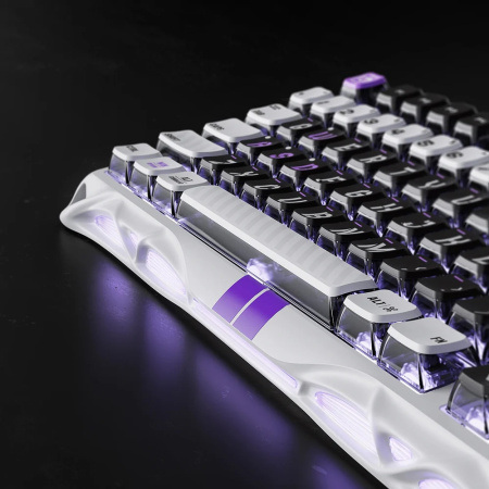 Клавіатура механічна GravaStar Mercury V75 80keys, Magnetic Jade Pro, 8K, USB-A, RGB, Mecha Gray - фото 4 Клавіатура механічна GravaStar Mercury V75 80keys, Magnetic Jade Pro, 8K, USB-A, RGB, Mecha Gray - фото 4
