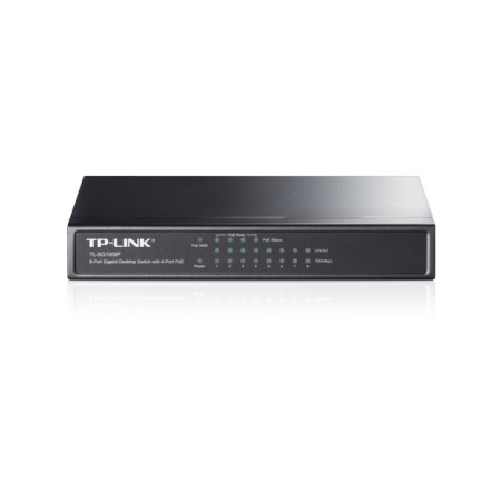 Комутатор TP-LINK TL-SG1008P 8xGE (8xPoE), 65.2Вт, Некерований - фото 1