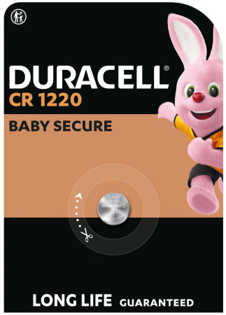 Спеціальна літієва батарейка типу «таблетка» Duracell 1220 3V, (CR1220), 1 шт. в упаковці
 - фото 1