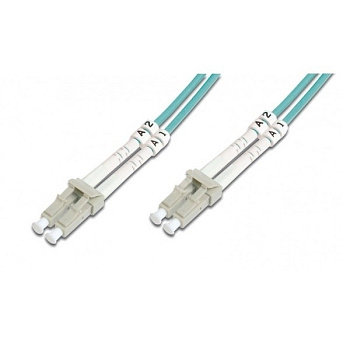 Digitus Патч-корд волоконно-оптичний LC/UPC-LC/UPC, 50/125, MM, OM3, duplex, 10м