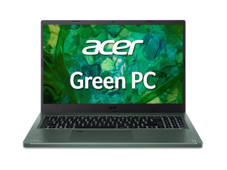 Acer Ноутбук Aspire Vero AV15-53P 15.6" FHD IPS, Intel i5-1335U, 16GB, F512GB, UMA, Lin, зелений - фото 2