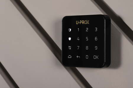 Бездротова сенсорна клавіатура U-Prox Keypad G1 Black, 1 група, бездротовий, чорний - фото 7