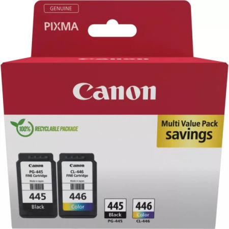 Комплект Canon No.445: Картридж Canon PG-445 Bk/CL-446 кольор. Multi Pack - фото 1