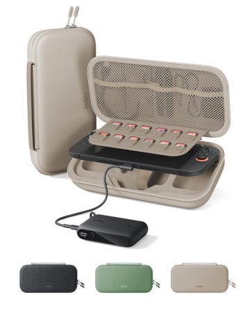 Чохол Belkin із акумулятором 10000мА·год для Nintendo Switch 2, Sand - фото 22