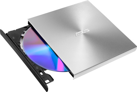 ASUS Привід оптичний портативний SDRW-08U9M-U DVD+-R/RW burner M-DISC USB2.0 Slim срібний Retail Box - фото 5