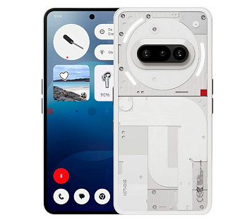 Смартфон Nothing Phone (3a) 6.77" 8/128ГБ, 2SIM, 5000мА•год, білий