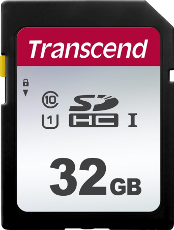Transcend Карта пам'яті SD 32GB C10 UHS-I R100/W20MB/s - фото 1
