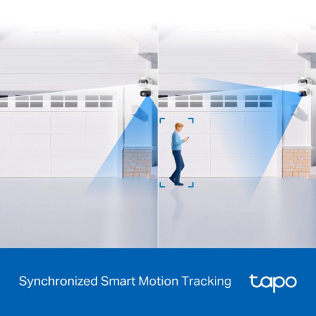 Камера IP з подвійним об'єктивом TP-LINK Tapo C246D 3MP N300 microSD motion detection - фото 4