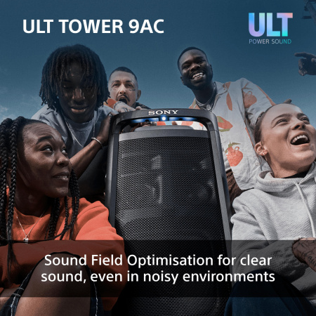 Акустична система Sony ULT TOWER 9AC 2.0, BT 5.3, LED, Party Connect, SBC, AAC, LDAC - фото 19