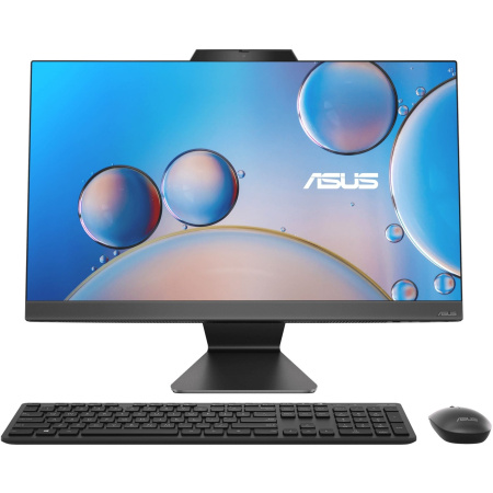 ASUS Комп'ютер персональний моноблок A3402WVAK-BPC0330 23.8" FHD AG, Intel 3-100U, 16GB, F512GB, UMA, WiFi, кл+м, без ОС, чорний - фото 1