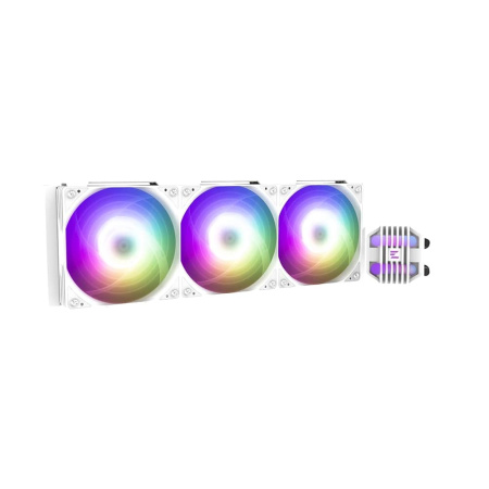 Система рідинного оxолодження  Zalman Alpha 2SE A36 ARGB, LGA1851, 1700, 1200, 115x, AM5, AM4, TDP 350W, білий - фото 1