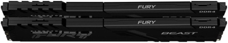 Пам'ять ПК Kingston DDR4 16GB KIT (8GBx2) 3200 FURY Beast - фото 4