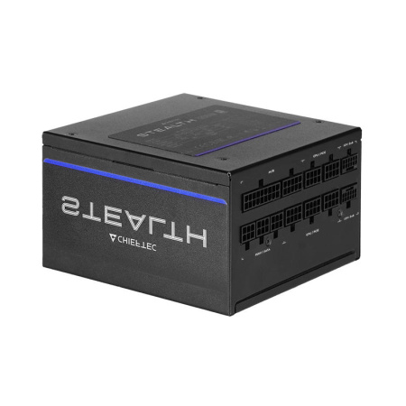 Блок живлення CHIEFTEC Stealth (1200W), >92%, 80+ Platinum, 135мм FDB, 1xMB 24pin(20+4), 2xCPU 8pin(4+4), 2xMolex, 10xSATA, 3xPCIe 8pin(6+2), 2xPCIe GEN5 16pin, Fully Modular - фото 4