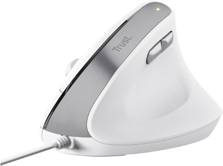 Миша Trust Bayo 2 Ergonomic, USB-A, біла - фото 6
