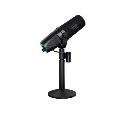 Мікрофон геймінговий CHERRY XTRFY NGALE X, Cardioid, USB-A, 2м, RGB, чорний - фото 1