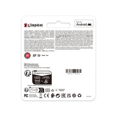 Kingston Карта пам'яті Kingston SD 256GB C10 UHS-I U3 V30 R200/W160MB/s - фото 5