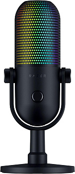 Razer Мікрофон геймінговий Seiren V3 Chroma, Uni, RGB, USB-A, 2м, чорний
