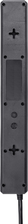 Розгалуджувач мережевий Trust Surge Guard, 1.8м, 4xТипF, чорний - фото 5