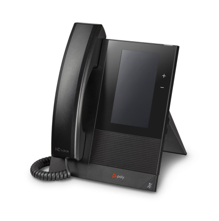 Poly SIP-телефон CCX 400, RJ9, USB, сертифікат Microsoft Teams, PoE, чорний - фото 3