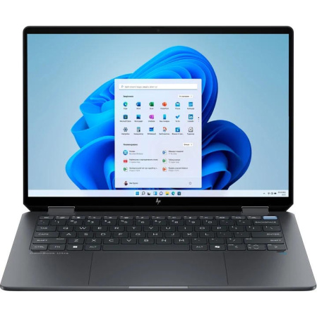 Ноутбук HP OmniBook Ultra Flip x360 14-fh0013ua 14" 2.8K OLED Touch, Intel U7-258V, 32GB, F1TB, UMA, Win11, сірий - фото 1