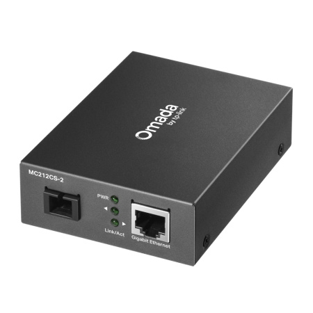 Медіаконвертер TP-LINK MC212CS-2 1GE, WDM SM, 2km, SC - фото 1