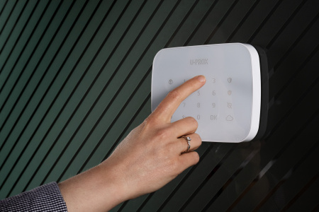 Бездротова сенсорна клавіатура U-Prox Keypad G4 White, 4 групи, бездротовий, білий - фото 7