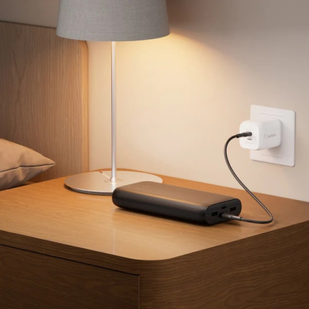 Belkin Акумулятор портативний літій-іонний Power Bank 26000мА·год, 32Вт, USB-A/USB-C PD PPS, чорний - фото 8