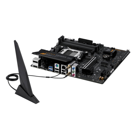 Материнcька плата ASUS TUF GAMING A620M-PLUS WIFI sAM5 A620 4xDDR5 HDMI DP Wi-Fi BT mATX - фото 6