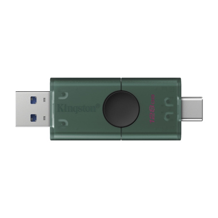 Накопичувач Kingston  128GB USB 3.2 Type-A + Type-C DT DuoG2 - фото 1