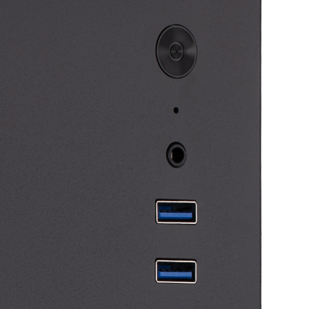 Корпус 2E Credo V200B-400 з БЖ 2E ATX400, 2xUSB3.0, 1x80мм, VGA 250мм, mATX, чорний - фото 6