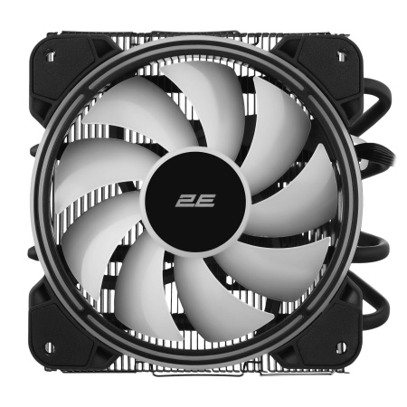 2E Gaming Процесорний кулер Air Cool AC120T4-ARGB, LGA1851, 1700, 1200, 115x, 1366, AM5, AM4, AM3, AM3+, 4pin PWM, 3pin +5VARGB, TDP 130W - фото 10