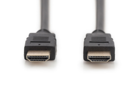 Кабель DIGITUS HDMI (M/M), 4K@60Гц, Ultra HD, Premium, тип A, w/Ethernet, золото, 2м, чорний - фото 2