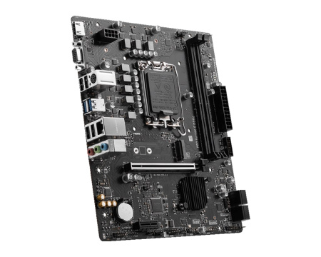 MSI Материнcька плата PRO H610M-E DDR4 s1700 H610 2xDDR4 M.2 HDMI DSub mATX - фото 2