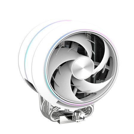 Процесорний кулер Zalman ZET5, ARGB LGA 1851, 1700, 1200, 115x, AM5, AM4,  4pin PWM, 3pin+5VARGB, TDP200W, білий - фото 2