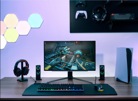 LG Монітор 27" 27GS95QE-B 2xHDMI, DP, USB, Audio, OLED, 2560x1440, 240Hz, 0.03ms, DCI-P3 98.5%, G-SYNC, FreeSync, AdaptiveSync, Pivot, DisplayHDR TRUE BLACK 400 - фото 3 LG Монітор 27" 27GS95QE-B 2xHDMI, DP, USB, Audio, OLED, 2560x1440, 240Hz, 0.03ms, DCI-P3 98.5%, G-SYNC, FreeSync, AdaptiveSync, Pivot, DisplayHDR TRUE BLACK 400 - фото 3